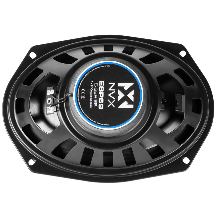 ESP69 480W Peak (160W RMS) 6x9" E-Series 2-Way Coaxial Speakers with 13mm PEI Dome Tweeters