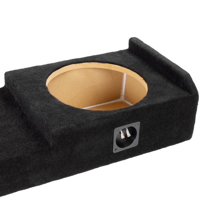 Custom Fit Dual 12" Empty Subwoofer Enclosure for 2004-2018 Nissan Titan Crew and King Cab | VE-NIS-TTNCKCG1-D12S