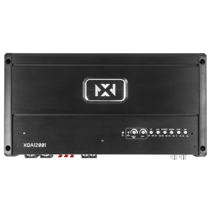 XQA12001 1200W RMS X-Series SQ Class D 1-Ohm Stable Monoblock Amplifier with X-Boost