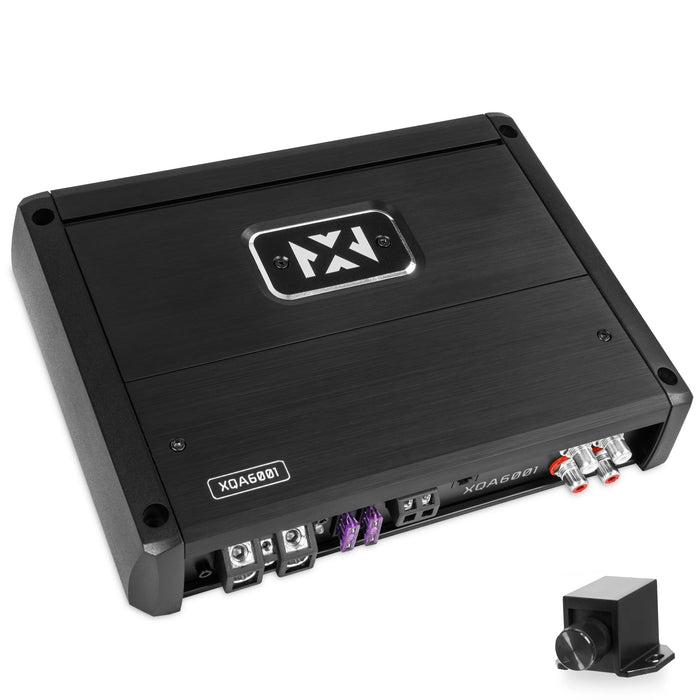 XQA6001 600W RMS XQ-Series SQ Hi-Res Class D 1-Ohm Stable Monoblock Amplifier with X-Boost