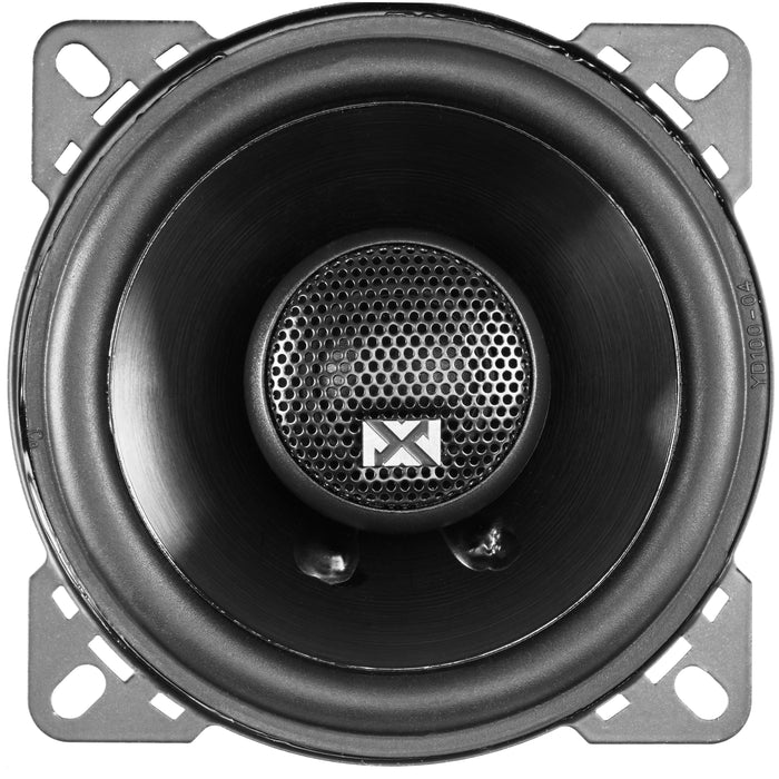 NSP4 300W Peak (100W RMS) 4" N-Series 2-Way Coaxial Car Speakers with 20mm Silk Dome Tweeters