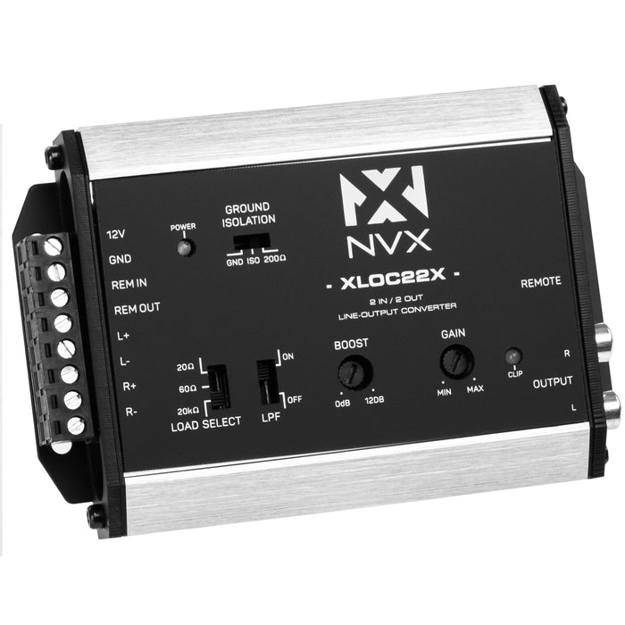 XLOC22X 2 inputs / 2 outputs High Voltage Active Line Output Converter with Impedance Matching and Remote Level Control