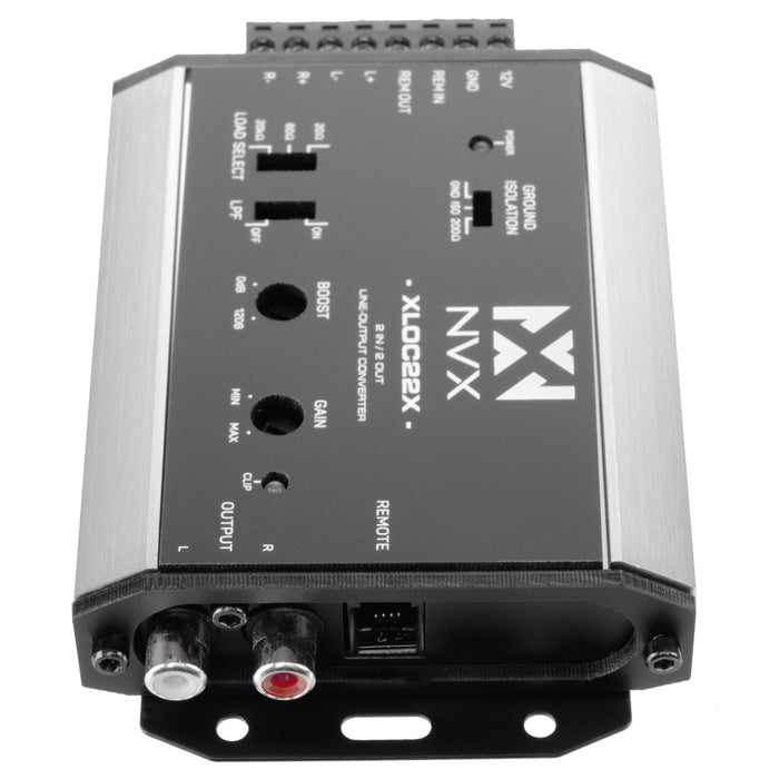 XLOC22X 2 inputs / 2 outputs High Voltage Active Line Output Converter with Impedance Matching and Remote Level Control