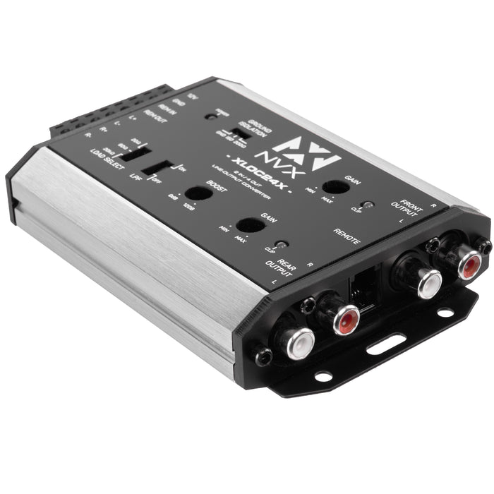 XLOC24X 2 inputs / 4 outputs High Voltage Active Line Output Converter with Impedance Matching and Remote Level Control